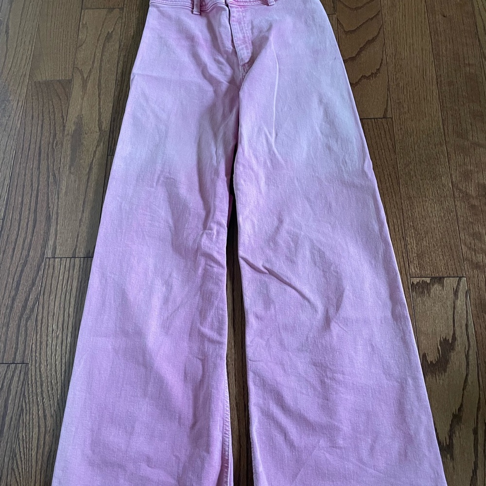 Zara Pink Flare Women's Jeans